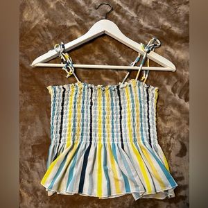 Size XS Wild Fable Striped Cropped Tank